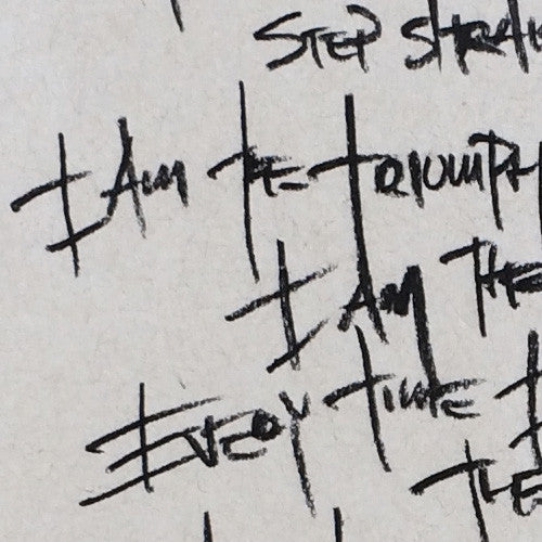 Lyric Hand Written & Signed by Tim Skold